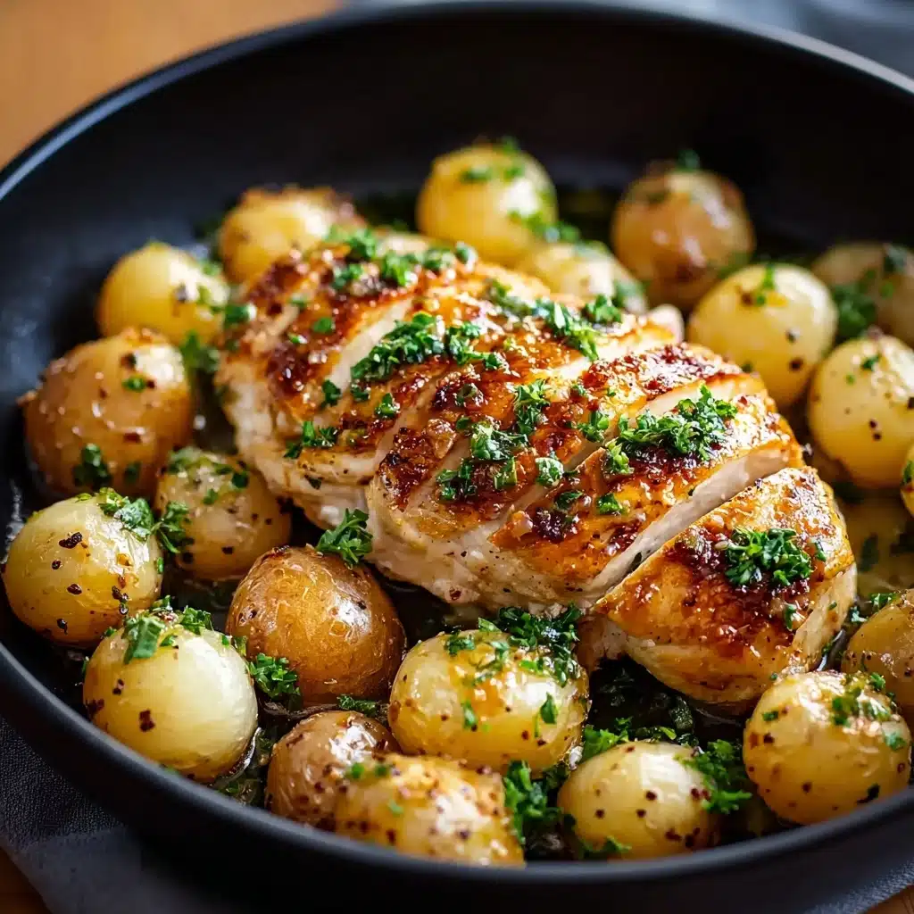 Creamy Garlic Chicken Gnocchi Skillet Recipe