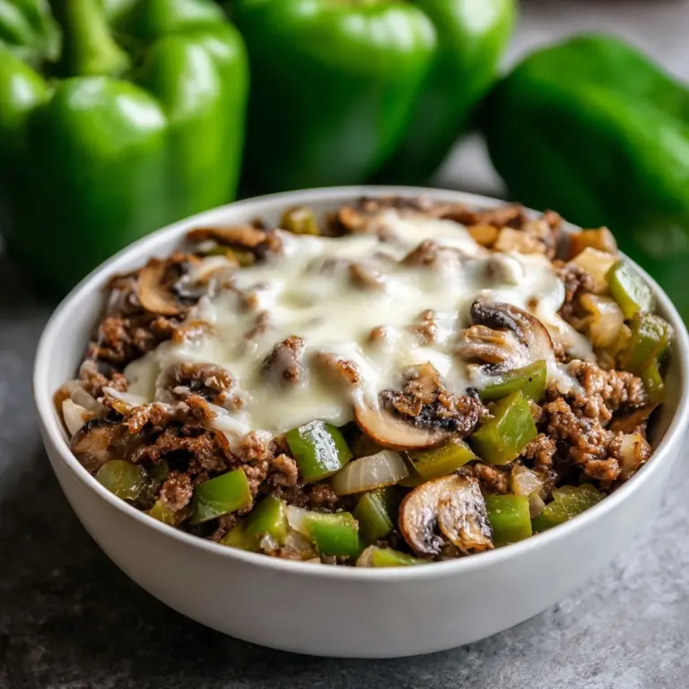 Philly Cheesesteak Bowls – Easy Low-Carb Dinner Idea Recipe
