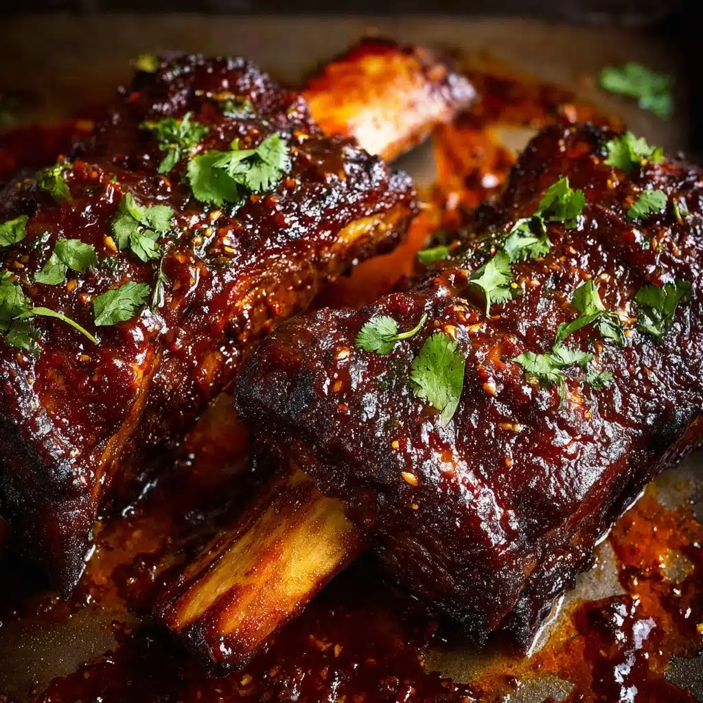 Caramelized Slow Roast Asian Beef Short Rib Recipe - Recipe Image