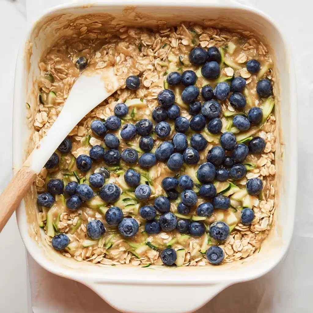 Zucchini Blueberry Baked Oatmea Recipe - Recipe Image