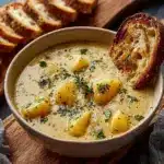 Hearty Cheddar Garlic Herb Potato Soup Recipe