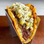 Street Corn Smash Burger Tacos Recipe