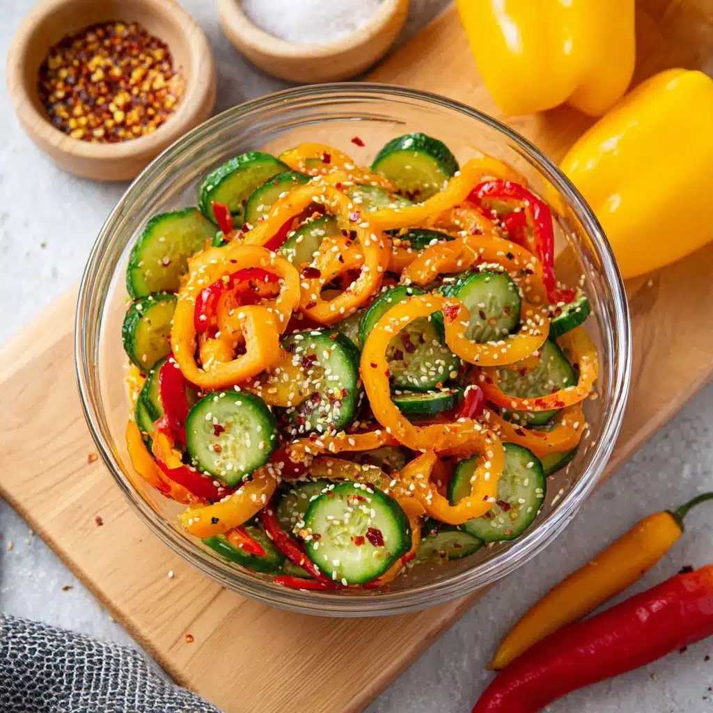 Cucumber and Sweet Pepper Salad Recipe - Recipe Image