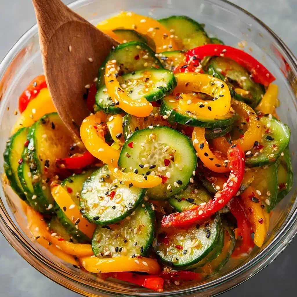 Cucumber and Sweet Pepper Salad Recipe - Recipe Image