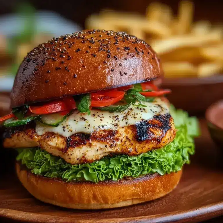 Spicy Chipotle Chicken Burger Recipe