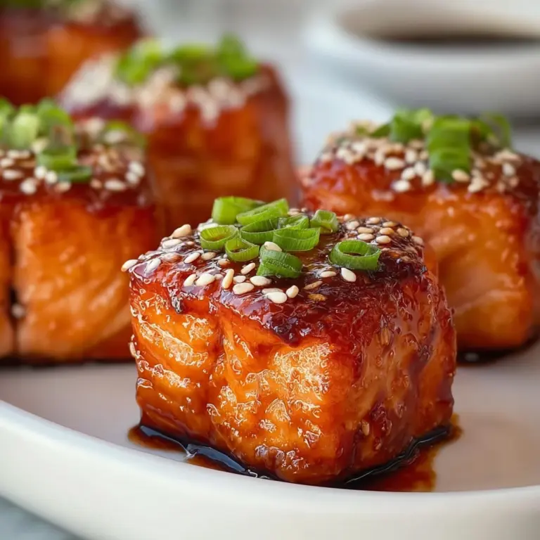 Bang Bang Salmon Bites Bowls Recipe