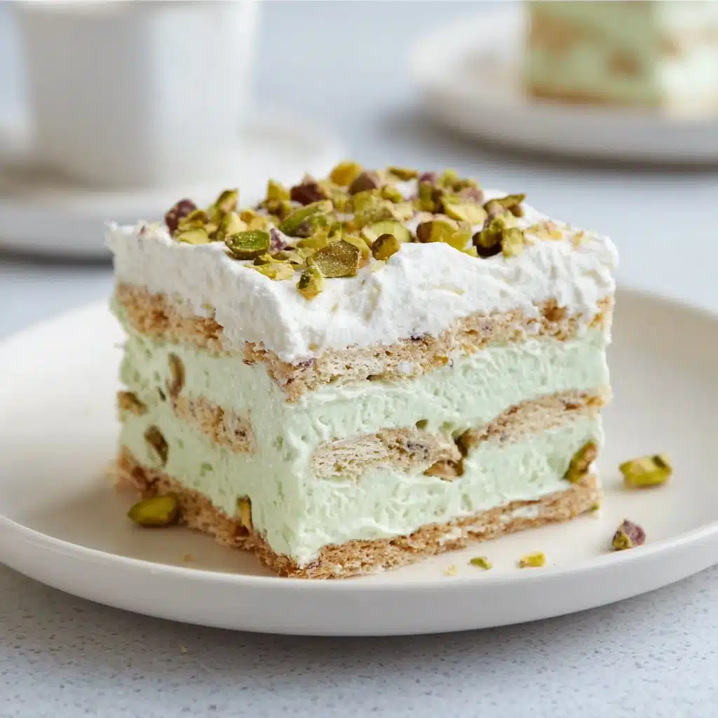 Pistachio Pudding Icebox Cake Recipe - Recipe Image