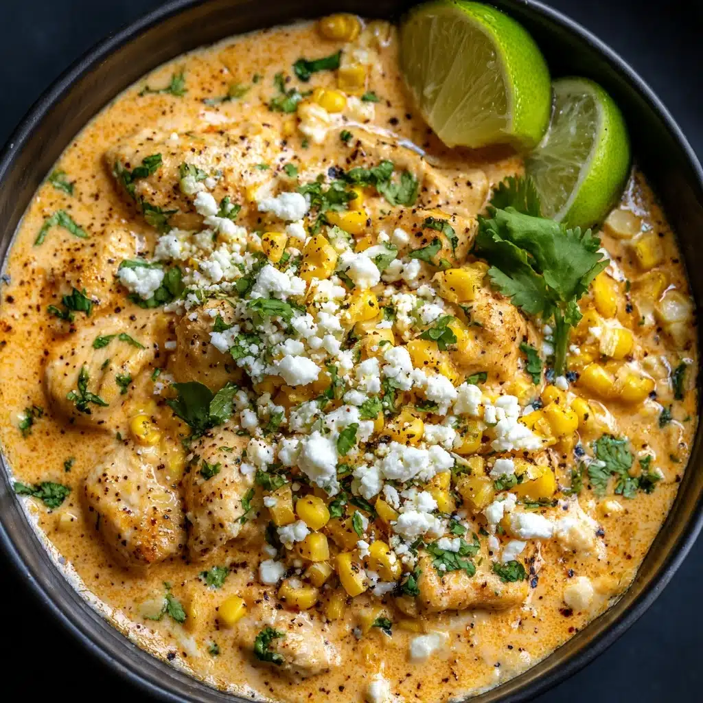 Slow Cooker Street Corn Chicken Recipe - Recipe Image