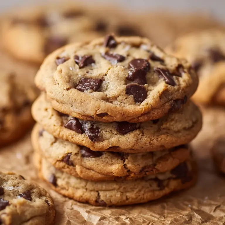 Ultra Thick Bakery Style Chocolate Chip Cookies Recipe