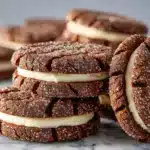 Ginger Molasses Sandwich Cookies with Eggnog Frosting Recipe