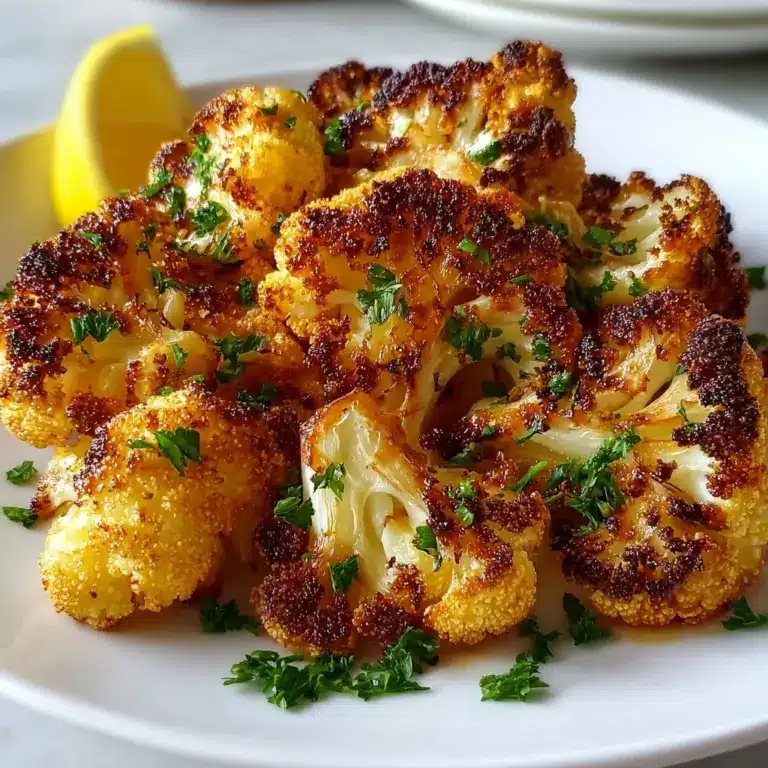 Crispy Roasted Cauliflower Recipe