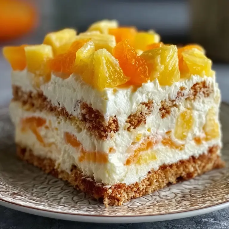 Pineapple Carrot Cream Cake : Moist & Tropical Recipe