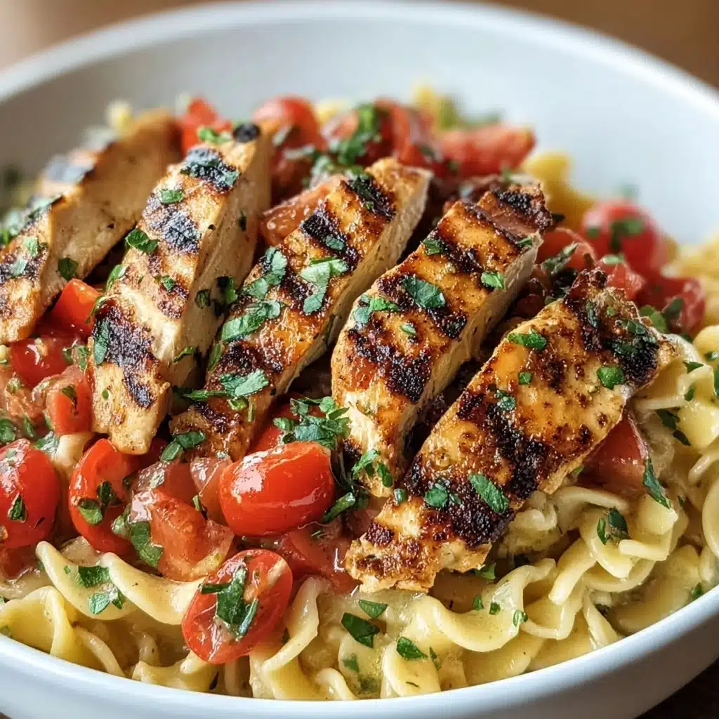How to Cook Perfect Bruschetta Chicken Pasta Recipe