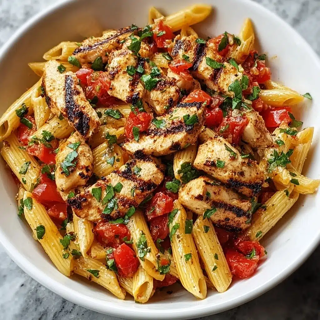 How to Cook Perfect Bruschetta Chicken Pasta Recipe - Recipe Image