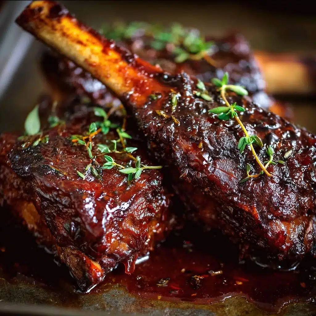 Caramelized Slow Roast Asian Beef Short Rib Recipe - Recipe Image