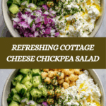 Cottage Cheese and Chickpea Salad Recipe