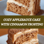 Applesauce Cake with Cinnamon Cream Cheese Frosting Recipe