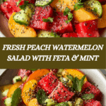 Peach Watermelon Salad Recipe