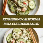 California Roll Cucumber Salad Recipe