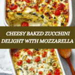 Simple Baked Zucchini and Cheese Recipe