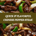 Sizzling Chinese Pepper Steak with Onions Recipe