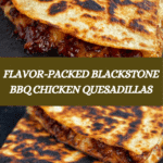 Blackstone Hot Honey BBQ Chicken Quesadillas Recipe
