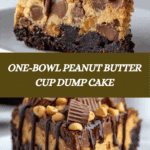 1 bowl peanut butter cup dump cake delight devours time Recipe