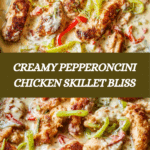 Creamy Pepperoncini Chicken Skillet Recipe