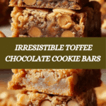 Delicious Toffee and Chocolate Cookie Bar Recipes Recipe