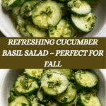 Cucumber and Basil Salad Recipe