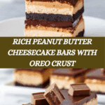 Peanut Butter Cheesecake Bars Recipe