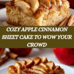 Apple Cinnamon Sheet Cake Recipe