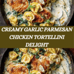 Garlic Parmesan Chicken Tortellini Recipe