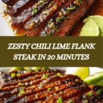 20-Minute Chili Lime Flank Steak That Melts Heart Recipe