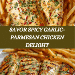 Chicken Fillet in Spicy, Creamy Garlic-Parmesan Sauce Recipe