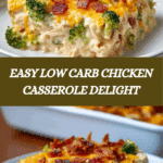 Easy Low Carb Chicken Casserole Recipe