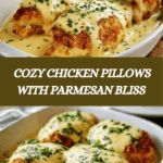 Chicken Pillows with Creamy Parmesan Sauce Recipe