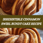 Cinnamon Swirl Bundt Cake Recipe