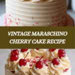 Vintage Maraschino Cherry Cake Recipe