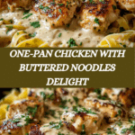 One-Pan Chicken with Buttered Noodles Recipe