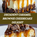 Caramel Brownie Cheesecake Recipe