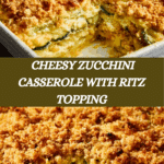 Ritz Cracker Zucchini Cheddar Casserole Delight Recipe