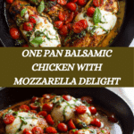 One Pan Balsamic Chicken Recipe