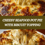 Pour the seafood mixture into a large baking dish Recipe