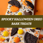 Easy White Chocolate Halloween Oreo Bark Recipe