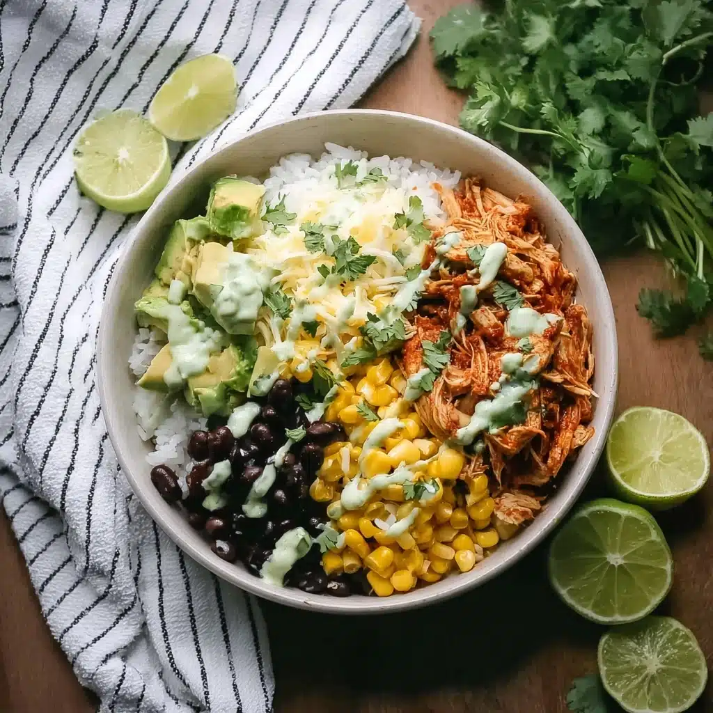 Slow Cooker Chicken Burrito Bowl Recipe