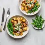 Slow Cooker Parmesan Garlic Chicken and Potatoes Recipe