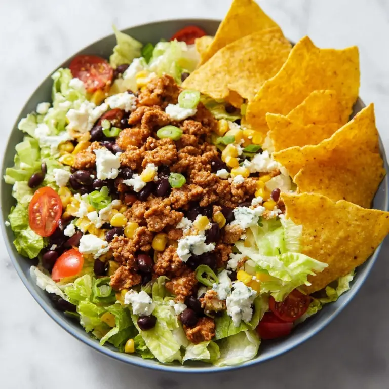 Taco Rice Bowl with Doritos Recipe