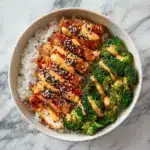 Healthy Sticky Chicken Bowls Recipe! Recipe