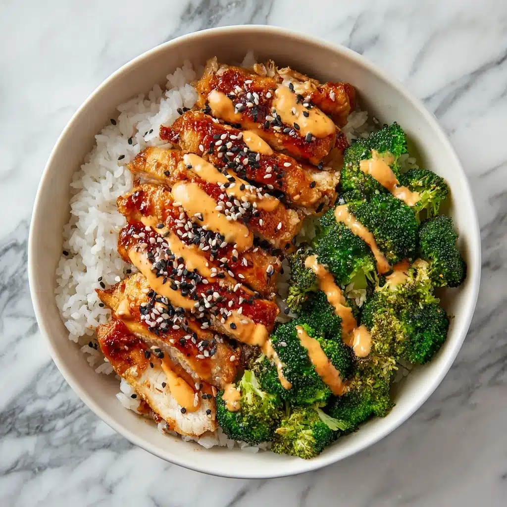 Healthy Sticky Chicken Bowls Recipe! Recipe